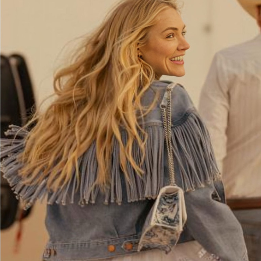 Fringe Denim Jacket